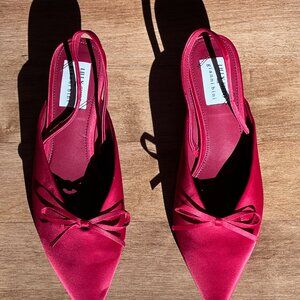 LILLY SISTO for gianni bini sling back heels shoes, size 7.5